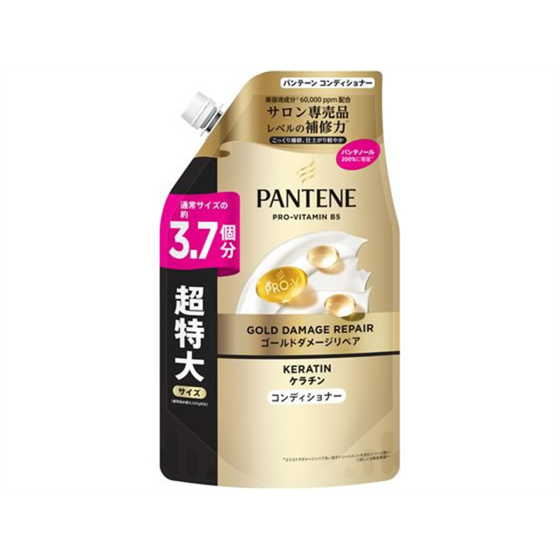 P&Gジャパン パンテーン ゴールドダメージリペア コンディショナー 詰替超 1個(ご注文単位1個)【直送品】