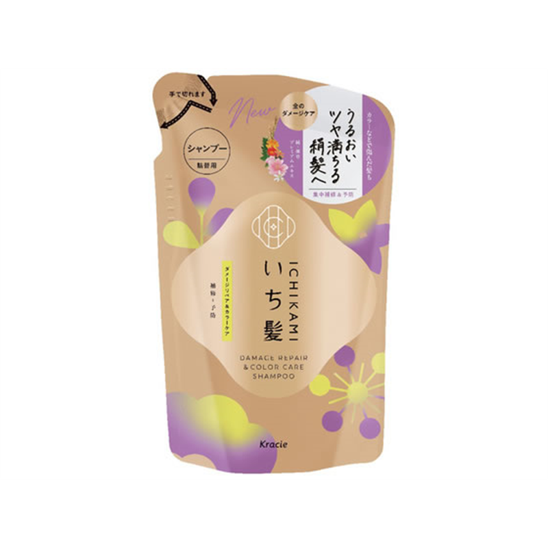 クラシエ いち髪 ダメージリペア&カラーケア シャンプー詰替 320mL 1個（ご注文単位1個）【直送品】