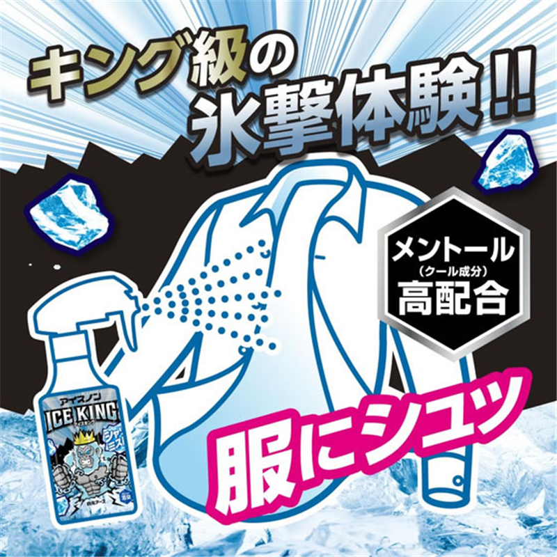白元アース アイスノン ICEKING シャツミスト ミントの香り 詰替 280mL 1個(ご注文単位1個)【直送品】