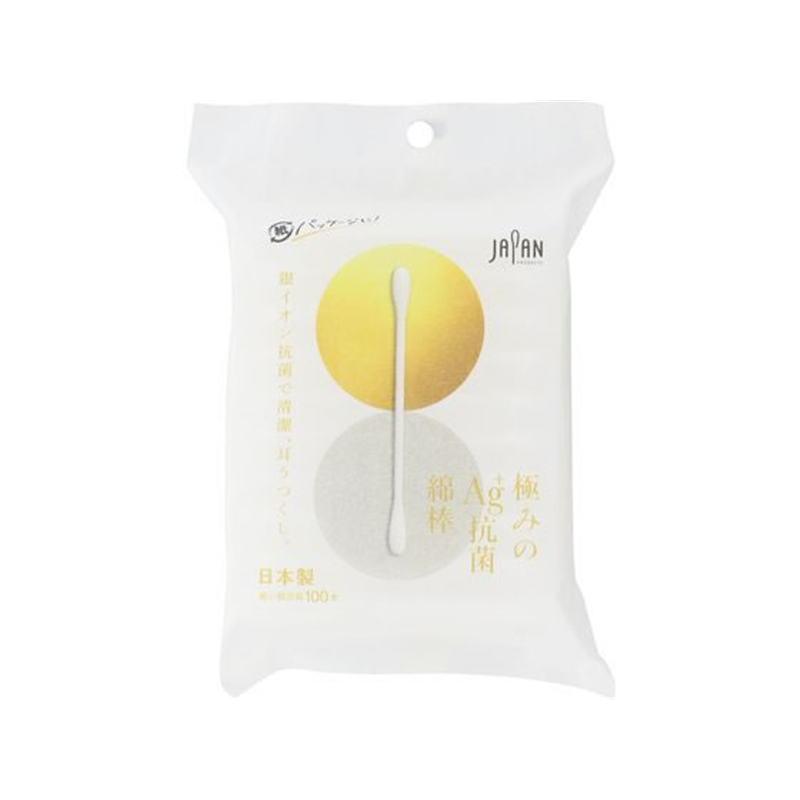 平和メディク 極みのAg+抗菌綿棒 100本袋入 1個（ご注文単位1個）【直送品】