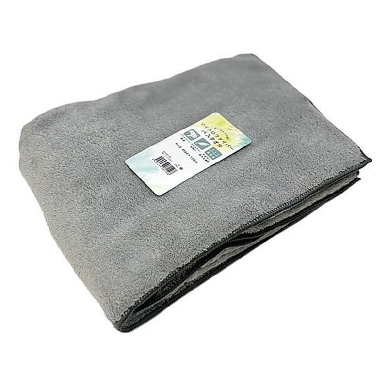 林 マイクロファイバーバスタオル 60×120cm GRAY 10枚 54-0055-19 1セット（ご注文単位1セット）【直送品】