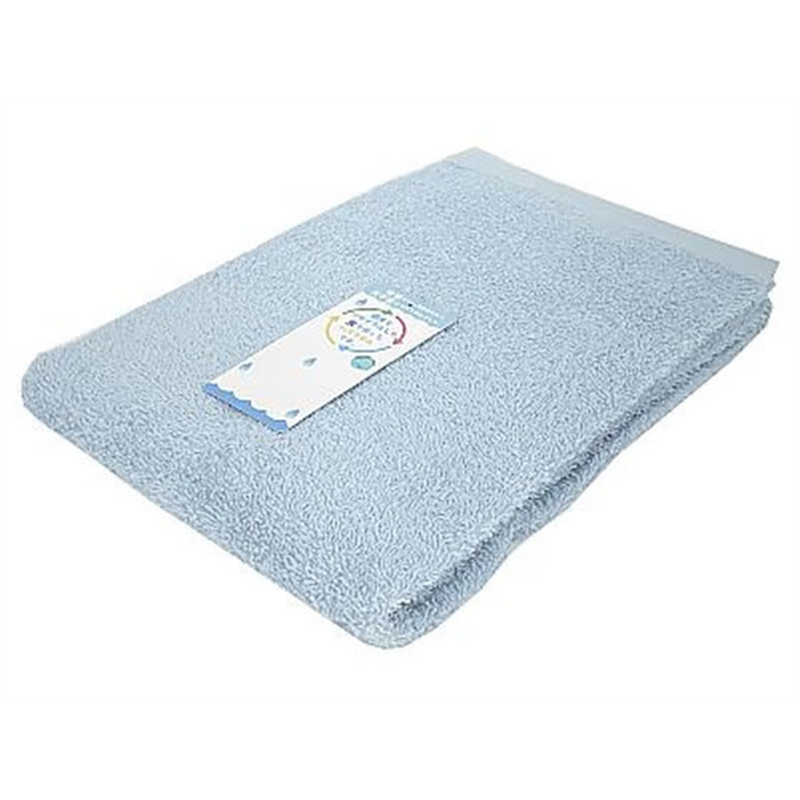 林 バスタオル テラカラー 60×120cm BLUE 10枚入 54-0055-49 1セット（ご注文単位1セット）【直送品】