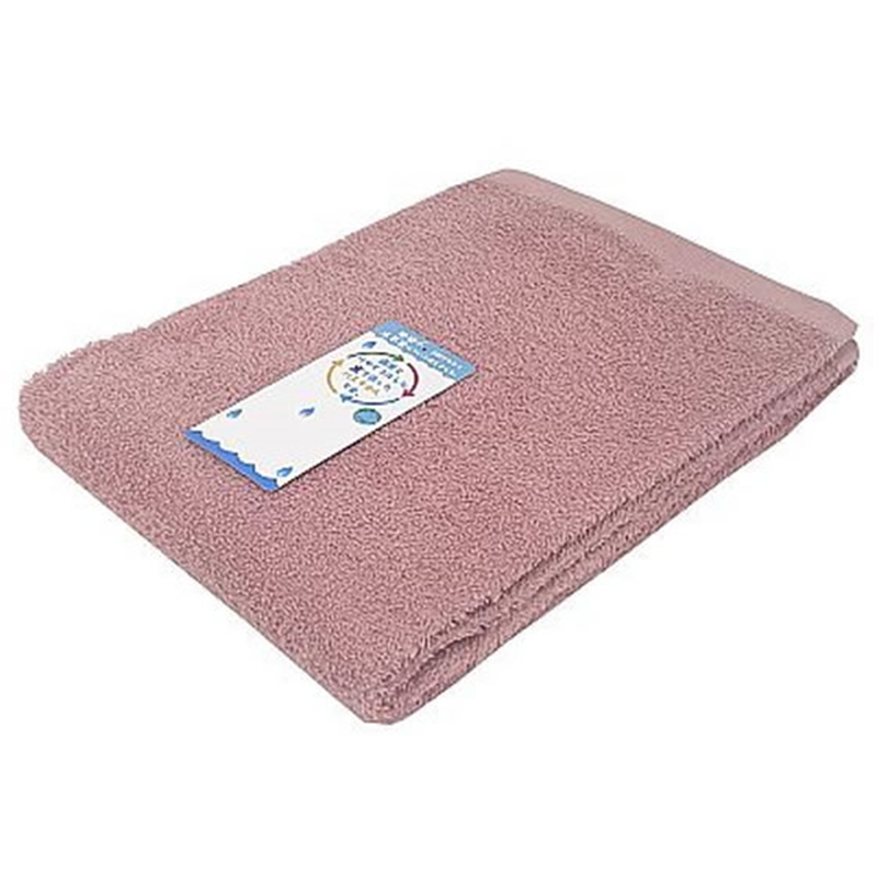 林 バスタオル テラカラー 60×120cm PINK 10枚入 54-0055-50 1セット（ご注文単位1セット）【直送品】