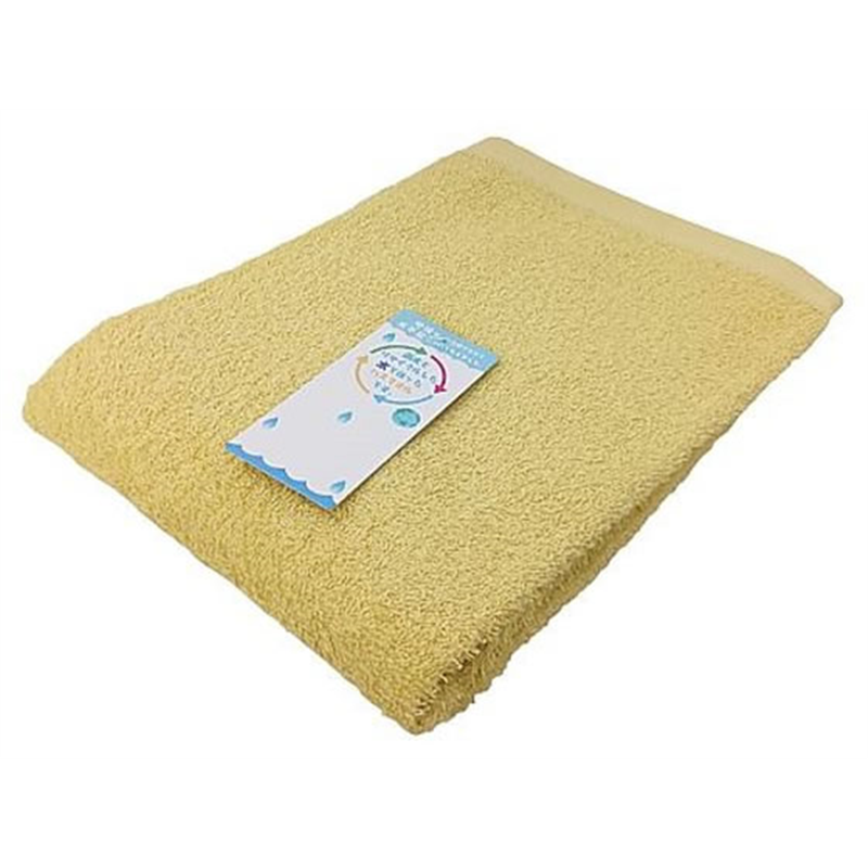 林 バスタオル テラカラー 60×120cm YELLOW 10枚入 54-0055-51 1セット（ご注文単位1セット）【直送品】