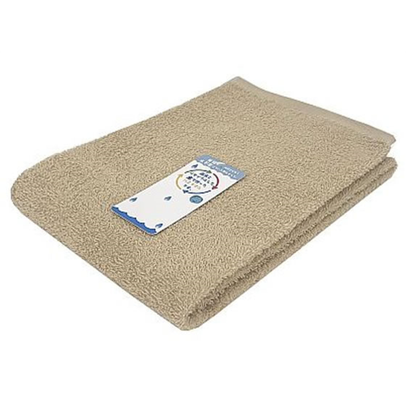 林 バスタオル テラカラー 60×120cm BEIGE 10枚入 54-0055-54 1セット（ご注文単位1セット）【直送品】