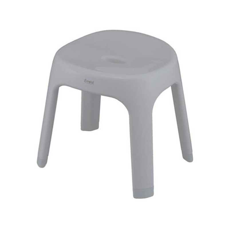 アスベル Emeal 風呂椅子 座面高さ30cm グレー 60-9066-04 1個（ご注文単位1個）【直送品】
