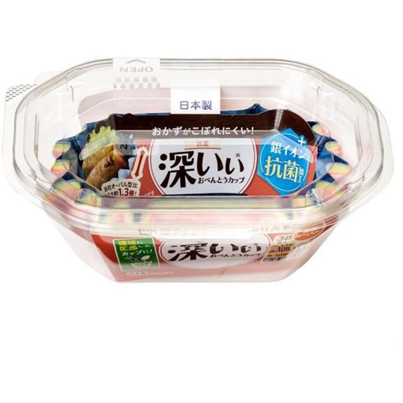 東洋アルミエコー 抗菌深いぃ おべんとうカップ深型 OV 38枚 1個（ご注文単位1個）【直送品】