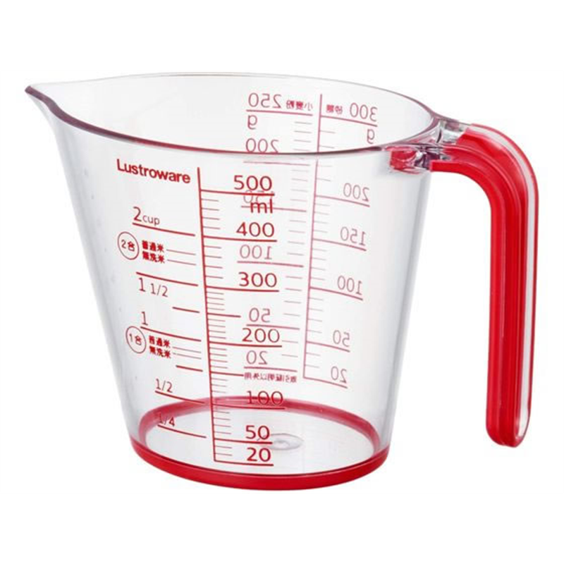 岩崎工業 Lustroware メジャーカップ 500mL K-1558R 1個（ご注文単位1個）【直送品】