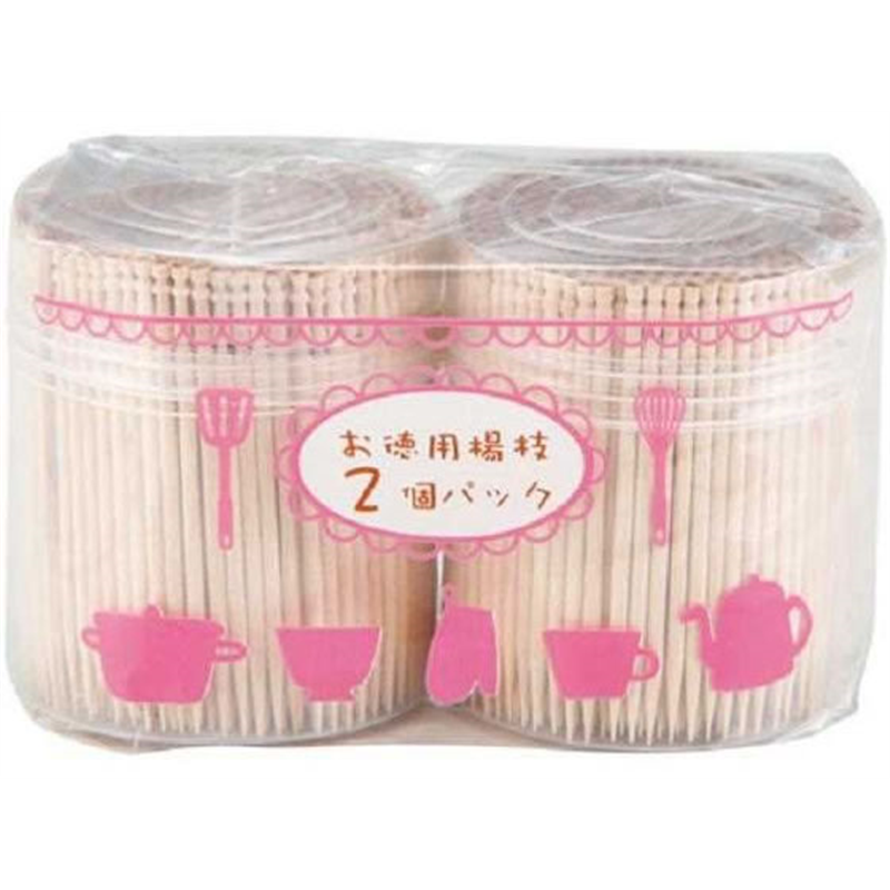 まるき お徳用楊枝 2個パック 1パック（ご注文単位1パック）【直送品】