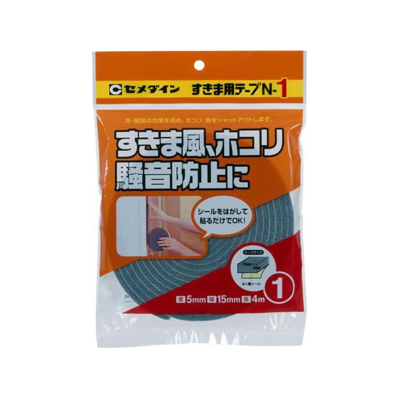 セメダイン すきま用テープ N-1 5×15×4 TP-162 1個(ご注文単位1個)【直送品】