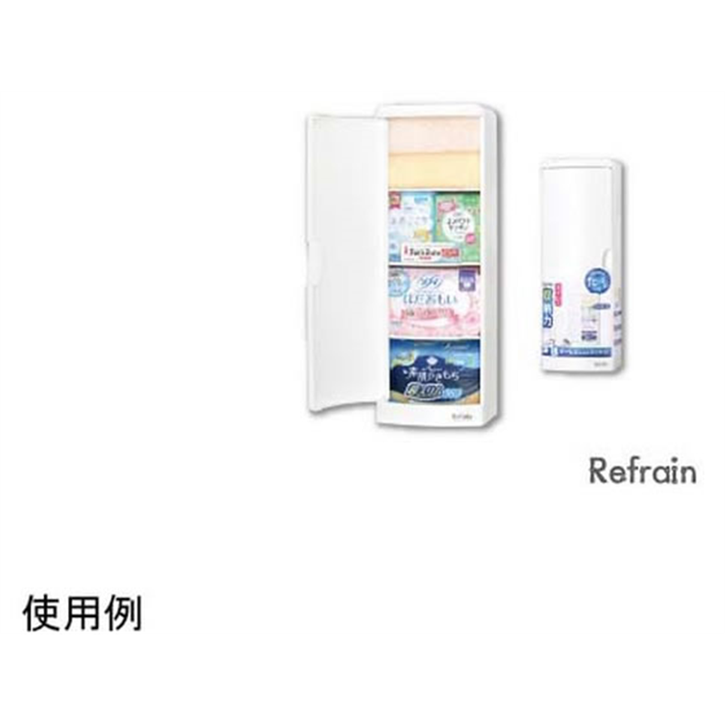 シンカテック トイレ収納ケース シングルN型 65-2074-48 1個（ご注文単位1個）【直送品】
