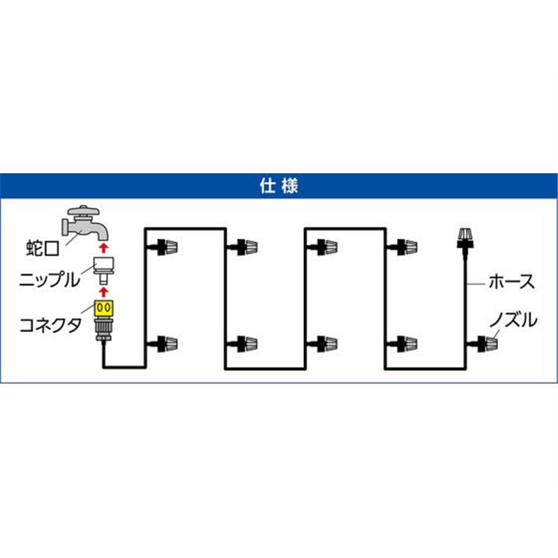 アーテック かんたんミストシャワー 51273 1個(ご注文単位1個)【直送品】