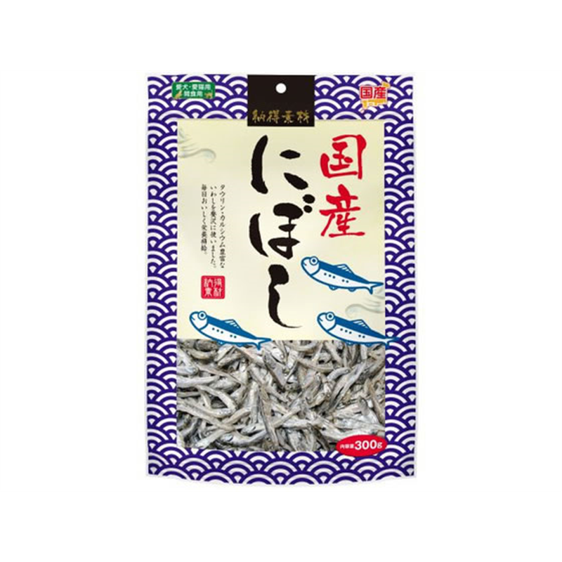 ペットライブラリー 納得素材 にぼし 300g 1袋（ご注文単位1袋）【直送品】