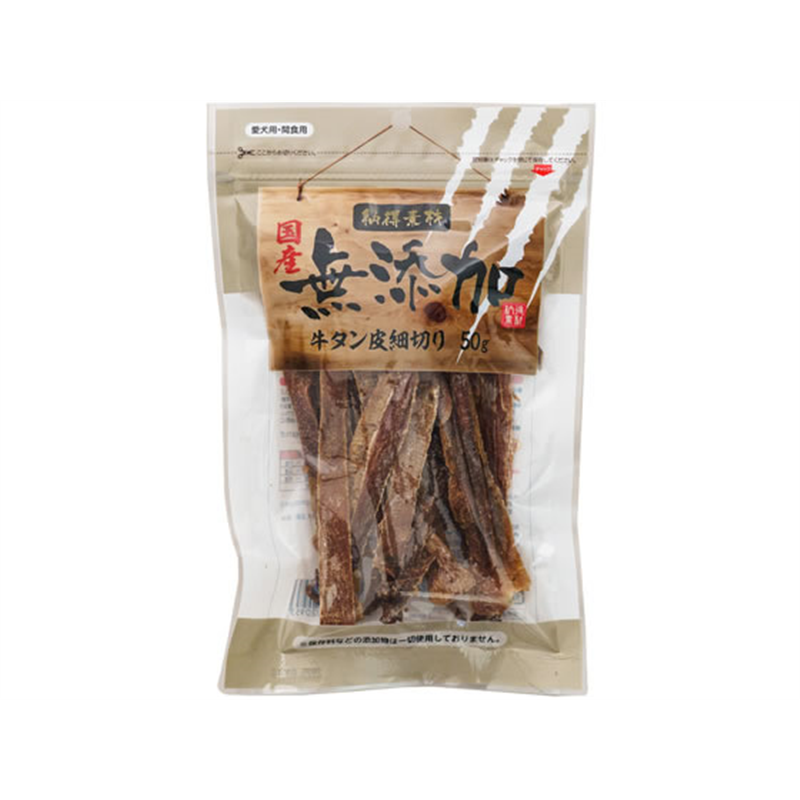 ペットライブラリー 納得素材 牛タン細切り 50g 1袋（ご注文単位1袋）【直送品】