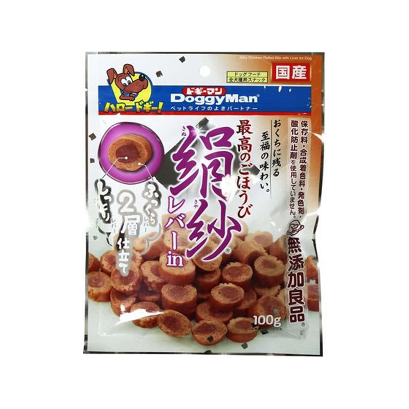 ドギーマンハヤシ ドギーマンハヤシ 絹紗レバーin 100g 1袋（ご注文単位1袋）【直送品】