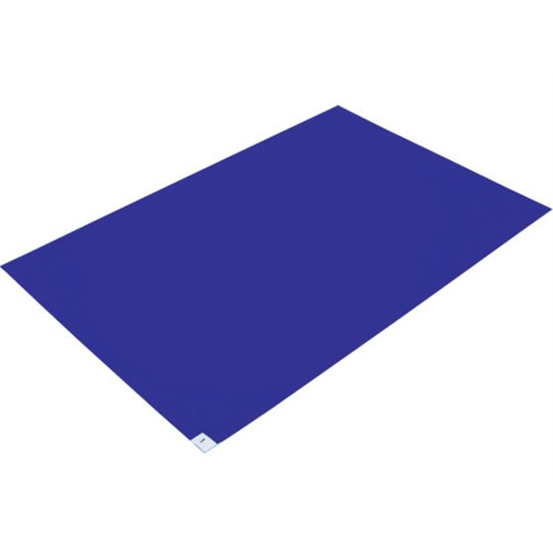 TRUSCO 粘着クリーンマット 600×450MM ブルー (20シート入) CM604 1箱（ご注文単位1箱）【直送品】