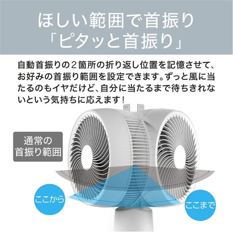 KOIZUMI DCサーキュレーター 羽根径15cm フィルター付 8段階風量調 1個（ご注文単位1個）【直送品】