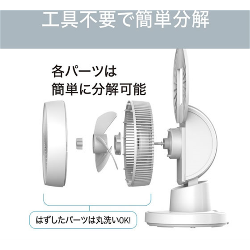 KOIZUMI DCサーキュレーター 羽根径15cm フィルター付 8段階風量調 1個（ご注文単位1個）【直送品】