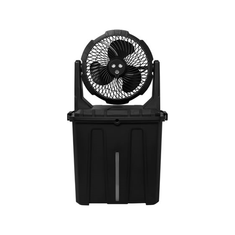 サクセスアジア 充電式ミストファン 9L SMF-76BK 1台（ご注文単位1台）【直送品】