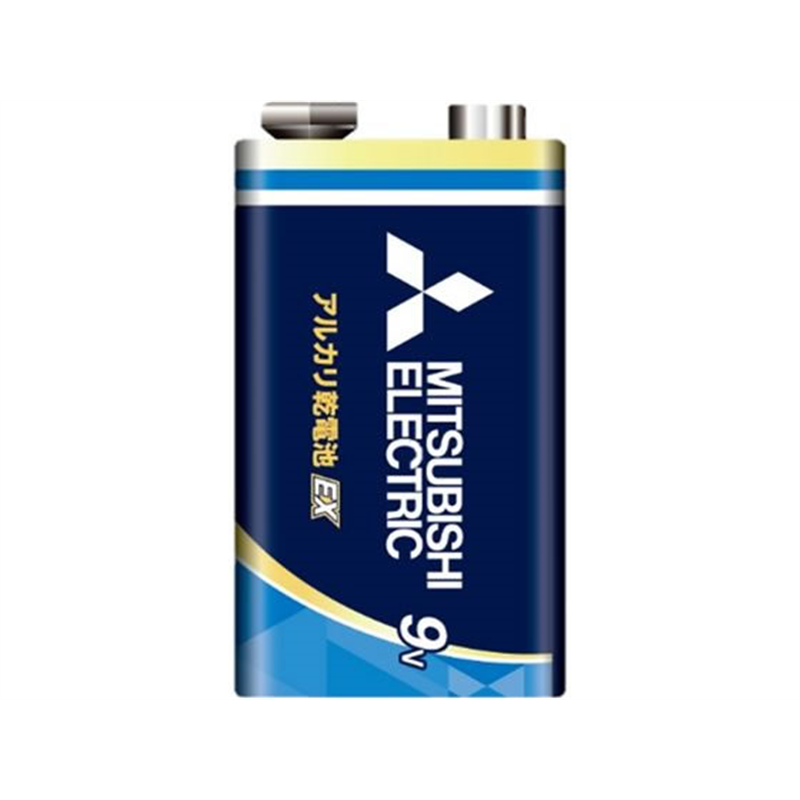 三菱電機 アルカリ乾電池 EXR 9V形1本 6LR61EXR／1S 1個（ご注文単位1個）【直送品】