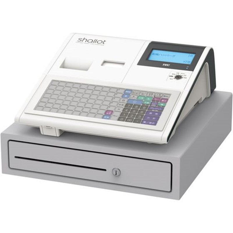 東芝テック 電子レジスター 10部門 ピュアホワイト FS-700-R 1台（ご注文単位1台）【直送品】
