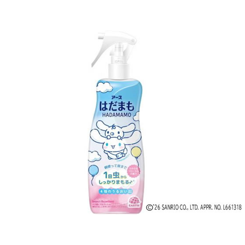アース製薬 はだまもミスト シナモロール 200mL 1本（ご注文単位1本）【直送品】