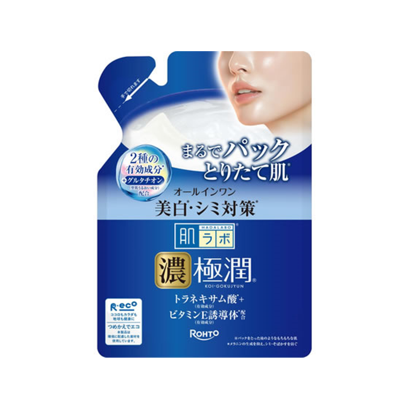 ロート製薬 肌ラボ 極潤 美白パーフェクトゲル 詰替 80g 1パック（ご注文単位1パック）【直送品】