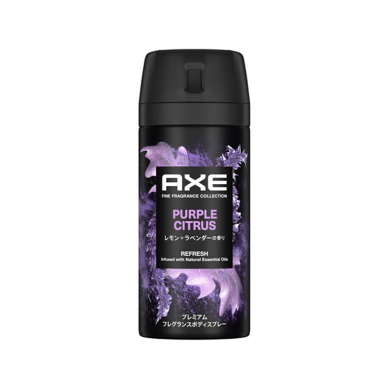 ユニリーバ AXE プレミアムフレグランス ボディスプレー パープルシトラス 70g 1個（ご注文単位1個）【直送品】