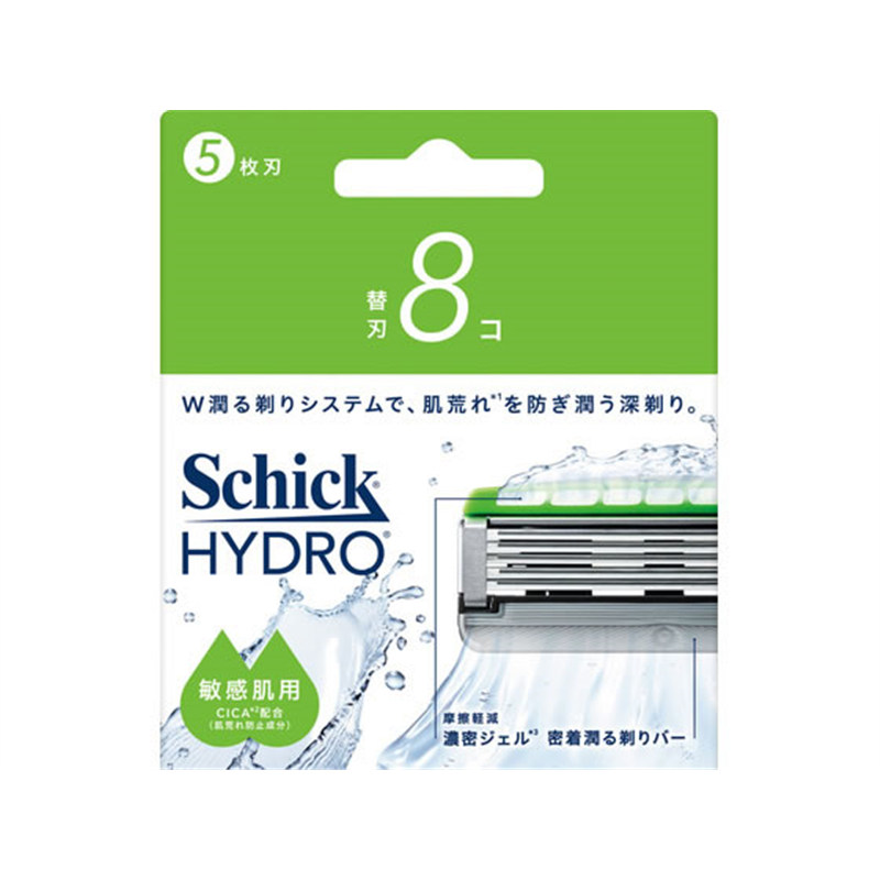 シック ハイドロ 敏感肌 替刃 8個 1パック（ご注文単位1パック）【直送品】