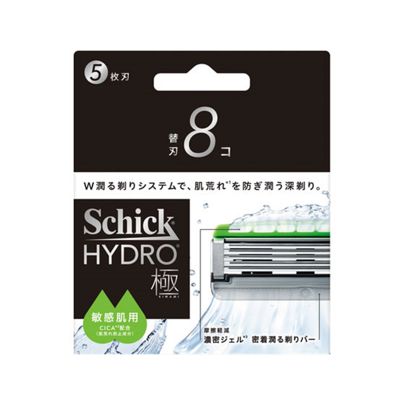シック ハイドロ極 敏感肌 替刃 8個 1パック（ご注文単位1パック）【直送品】
