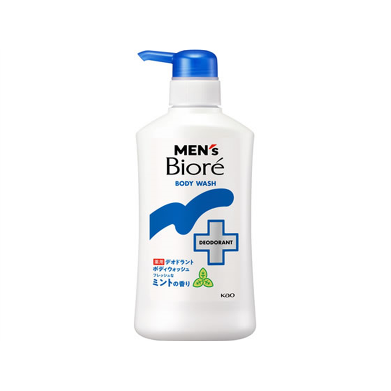 KAO メンズビオレ 薬用デオドラントボディウォッシュ ミント 本体 420mL 1本（ご注文単位1本）【直送品】