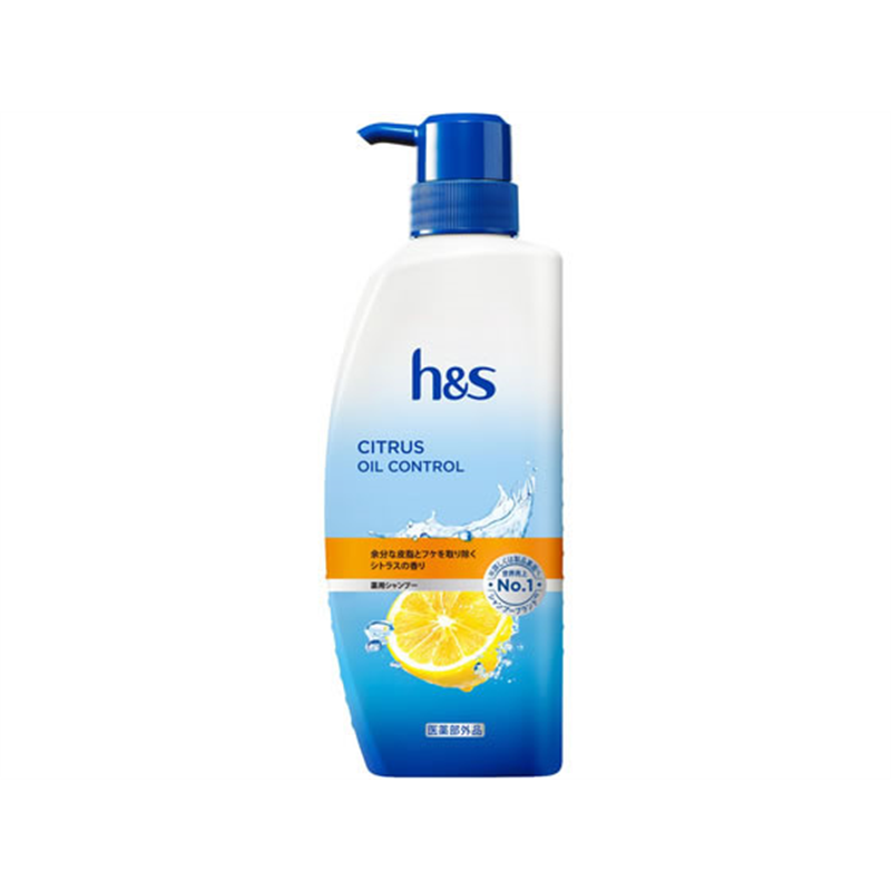 P&Gジャパン h&s シトラスオイルコントロール 薬用シャンプー 本体 330g 1個（ご注文単位1個）【直送品】
