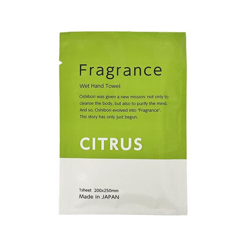 今村紙工 Fragrance おしぼり シトラス 100本 FO-C 1袋（ご注文単位1袋）【直送品】