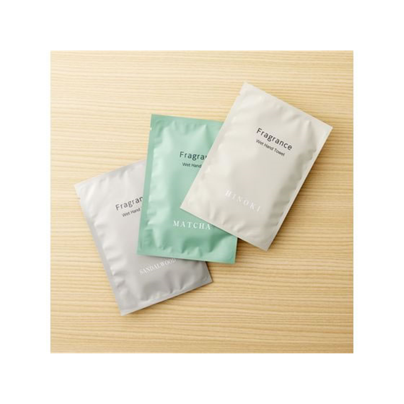今村紙工 Fragrance おしぼり 抹茶 100本 FO-M 1袋(ご注文単位1袋)【直送品】