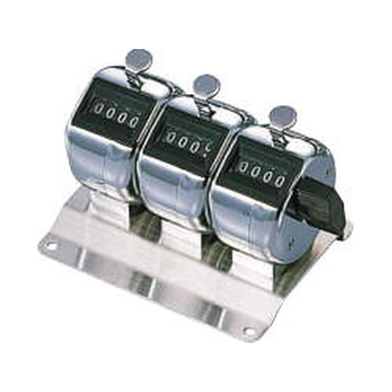 ライオン事務器 数取器 4桁3連 No.120 1台（ご注文単位1台）【直送品】