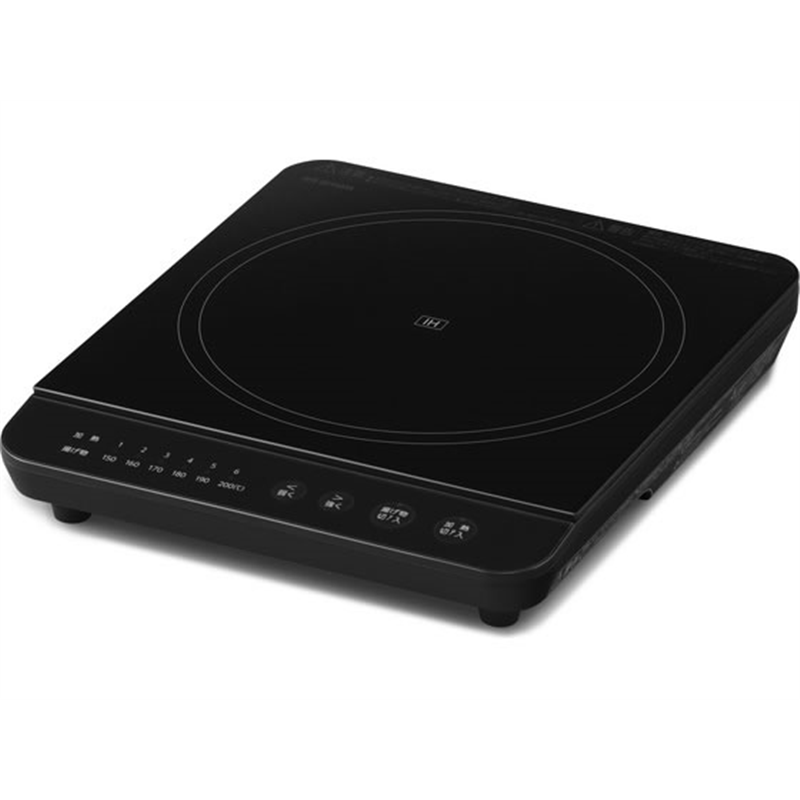 アイリスオーヤマ IHコンロ 1400W ブラック IHK-TA1-B 1台（ご注文単位1台）【直送品】