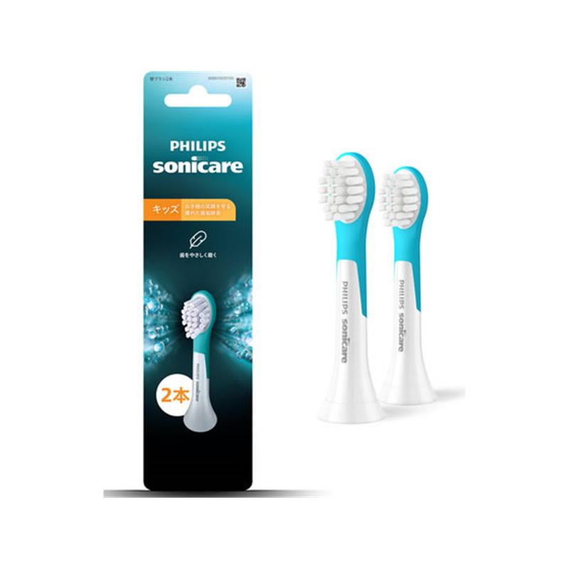 PHILIPS ソニッケア キッズ ブラシヘッド アクア 2本 HX6032／13 1セット（ご注文単位1セット）【直送品】