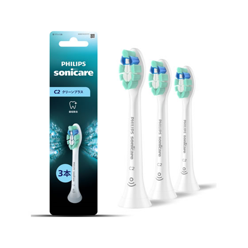 PHILIPS ソニッケア C2 クリーンプラス ブラシヘッド ホワイト 3本 HX9023 1セット（ご注文単位1セット）【直送品】