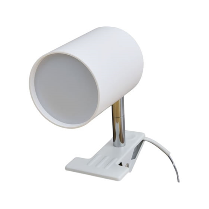 朝日電器 LEDクリップライト シリンダー ホワイト SPOT-UL101N(WH) 1個（ご注文単位1個）【直送品】