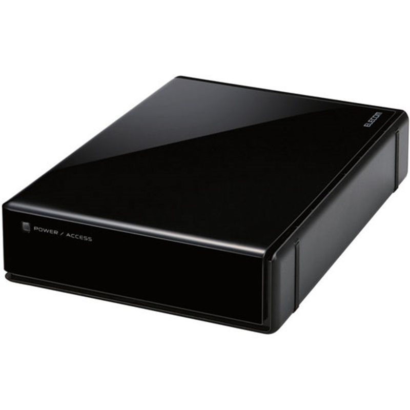 エレコム 外付けハードディスク 2TB ELD-REN020UBK 1個(ご注文単位1個)【直送品】