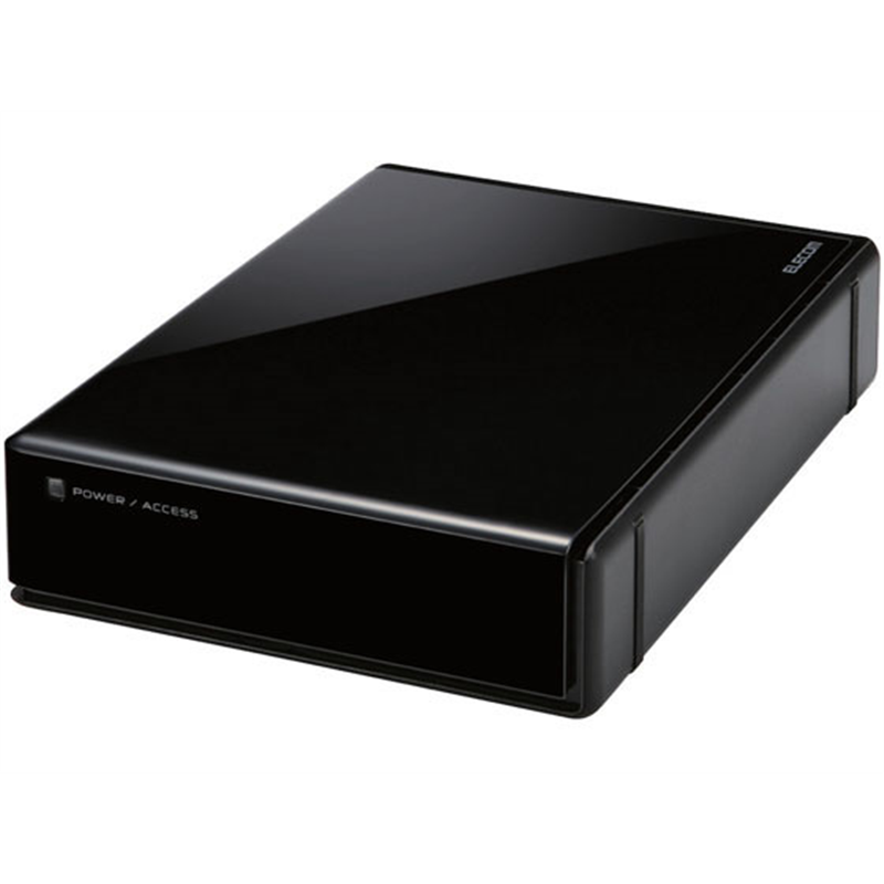 エレコム 外付けハードディスク 4TB ELD-REN040UBK 1個(ご注文単位1個)【直送品】