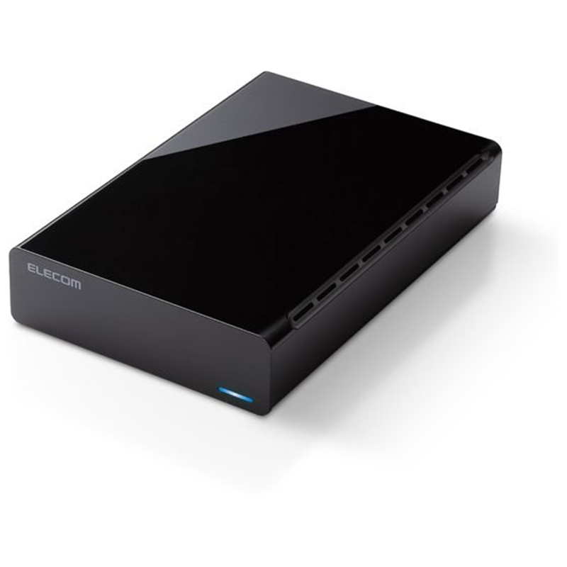エレコム 外付けハードディスク 6TB ELD-HTV060UBK 1個(ご注文単位1個)【直送品】