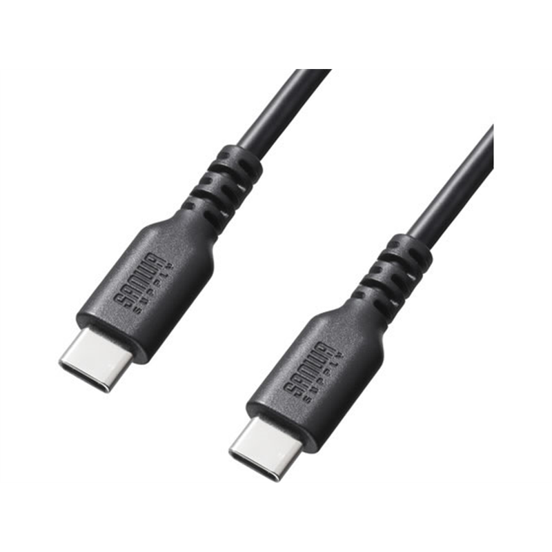 サンワサプライ USB 2.0 Type-Cケーブル C-C・ストレート・PD60W 1m KU 1本(ご注文単位1本)【直送品】