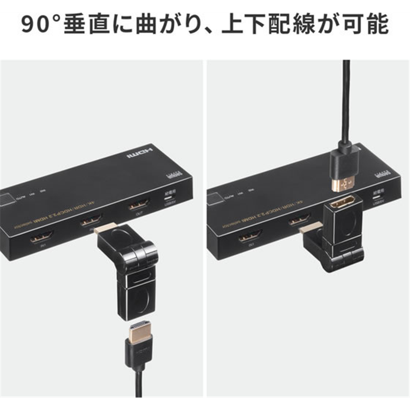サンワサプライ HDMIコネクタ 3Dタイプ AD-HD35 1個(ご注文単位1個)【直送品】