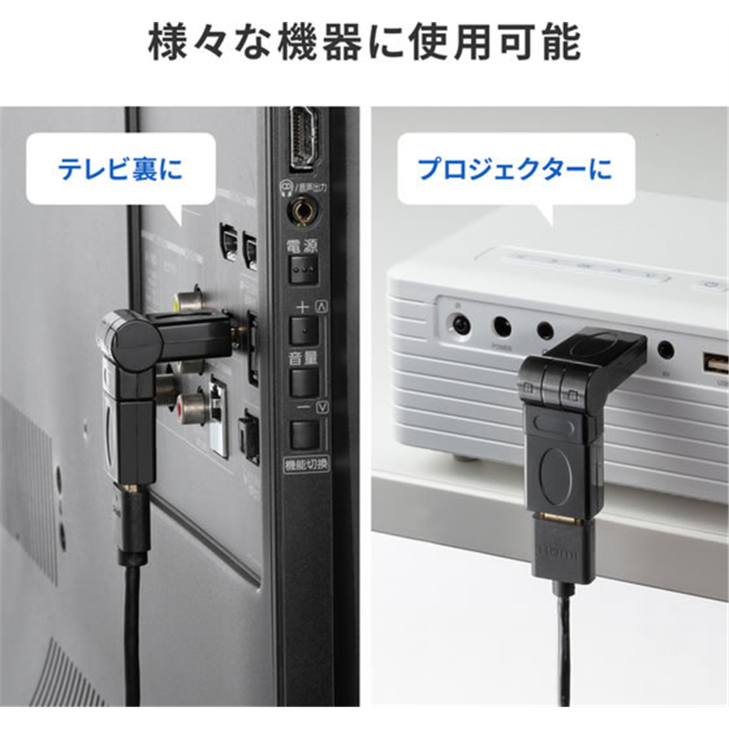サンワサプライ HDMIコネクタ 3Dタイプ AD-HD35 1個(ご注文単位1個)【直送品】