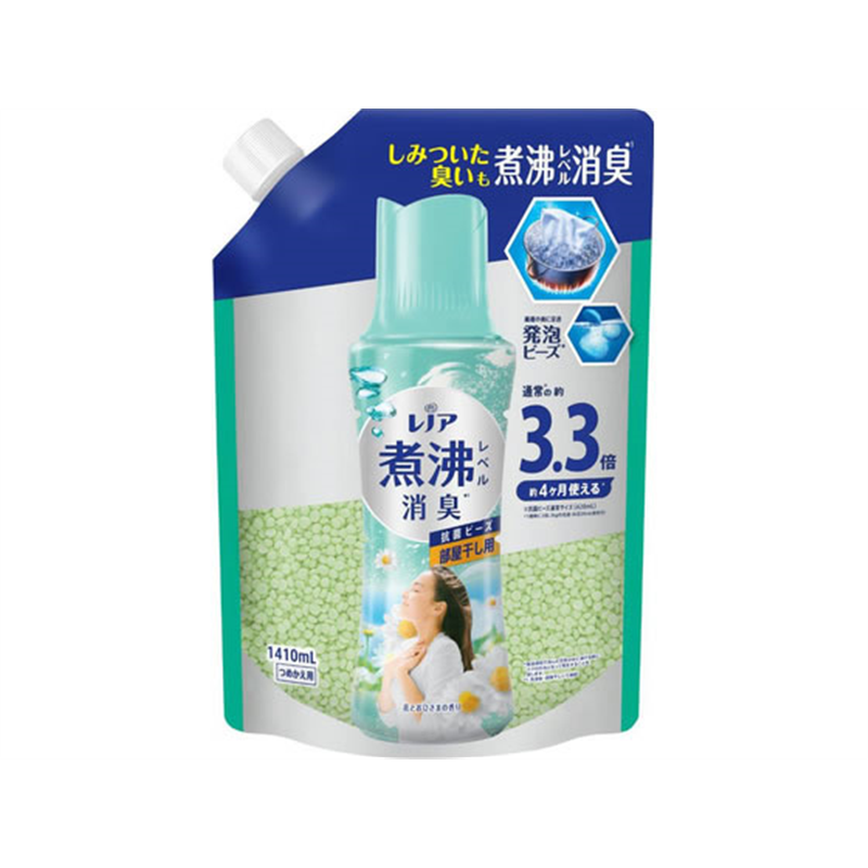 P&G レノア煮沸レベル消臭抗菌ビーズ 部屋干し用 替 1410mL 1個（ご注文単位1個）【直送品】