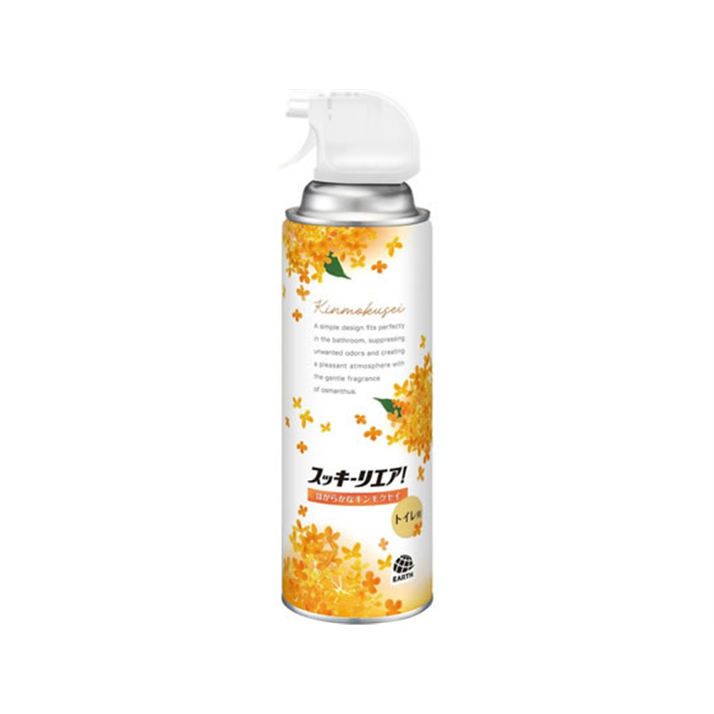 アース製薬 スッキーリエア!トイレ用 ほがらかなキンモクセイ 350mL 1本（ご注文単位1本）【直送品】