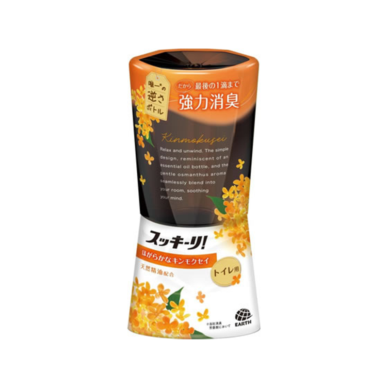 アース製薬 スッキーリ!トイレ用 ほがらかなキンモクセイ 400mL 1個（ご注文単位1個）【直送品】