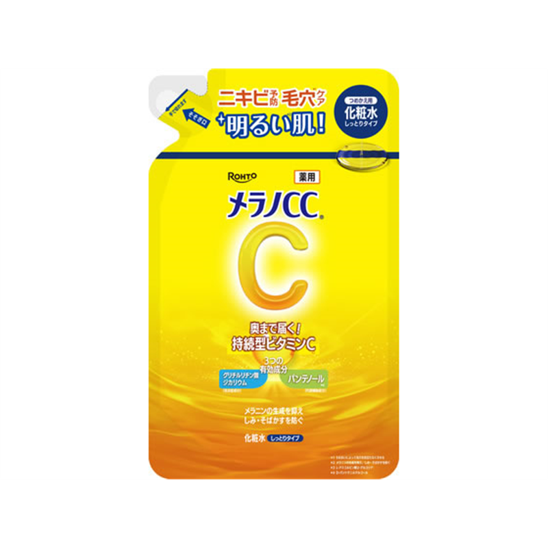ロート製薬 メラノCC 薬用しみ対策美白化粧水 シットリ 替 170mL 1個（ご注文単位1個）【直送品】