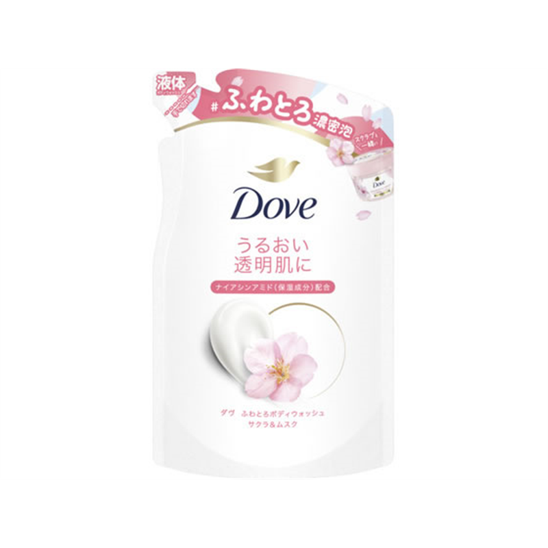 ユニリーバ ダヴ ふわとろボディウォッシュ サクラ&ムスク 替 340g 1個（ご注文単位1個）【直送品】